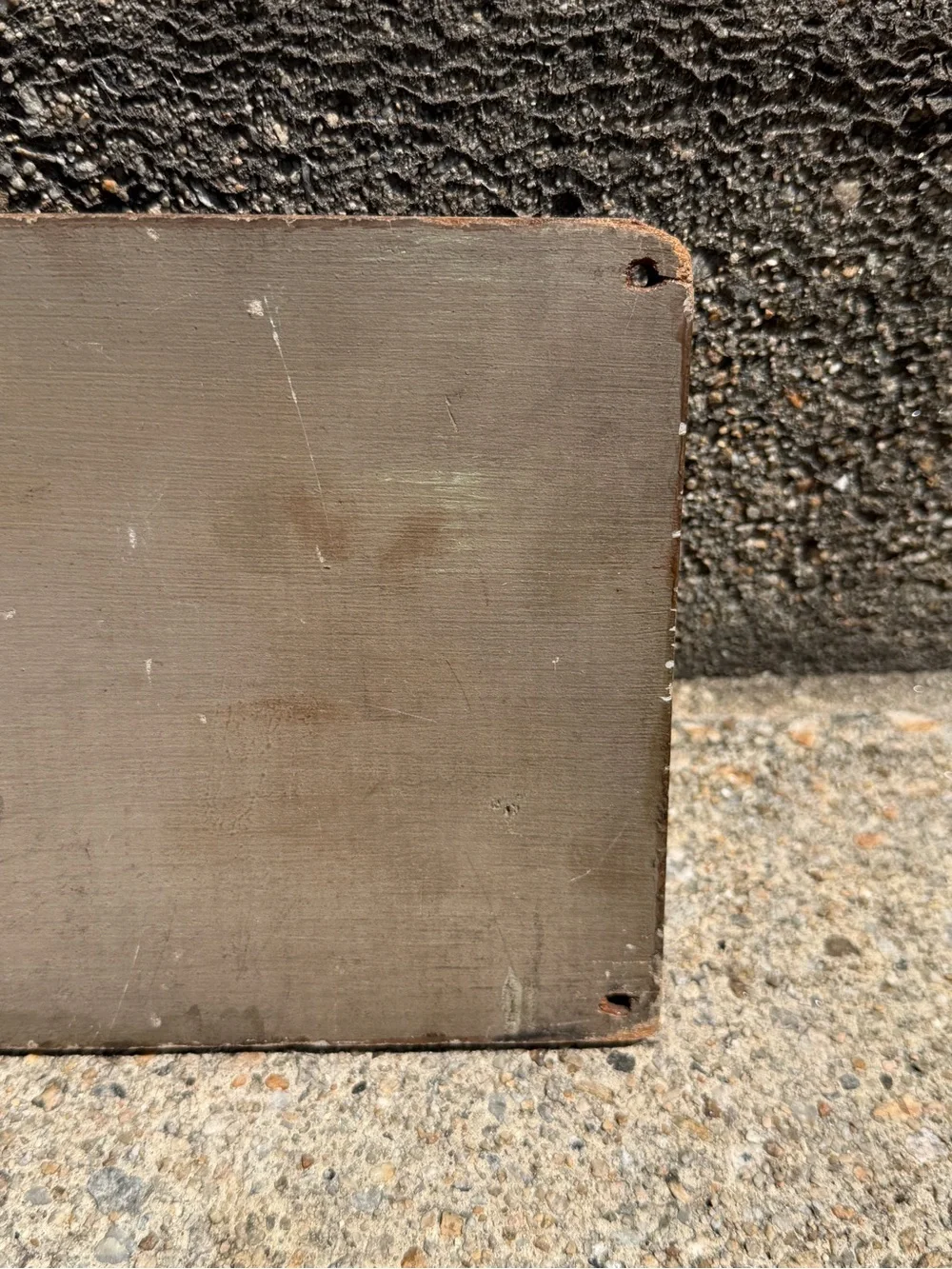 'DIE ENGRAVING' wooden vintage sign